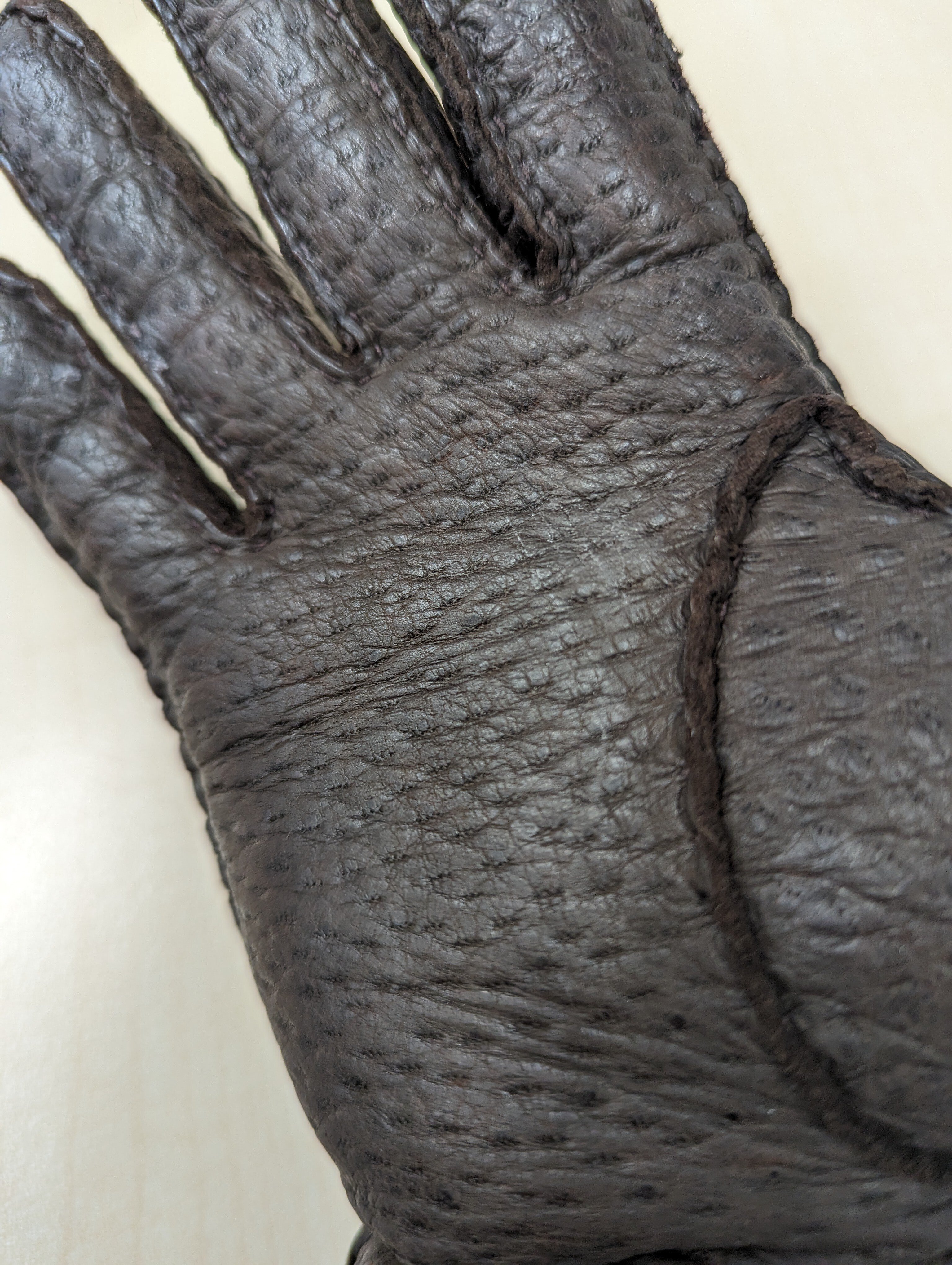 ペッカリーグローブ（アンライニング）徹底解剖 革手袋の使い勝手