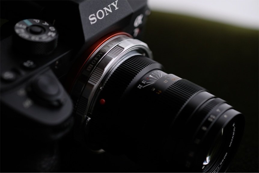 ヘリコイド付きマウントアダプターを使って、Minolta M-Rokkor 90mm F4