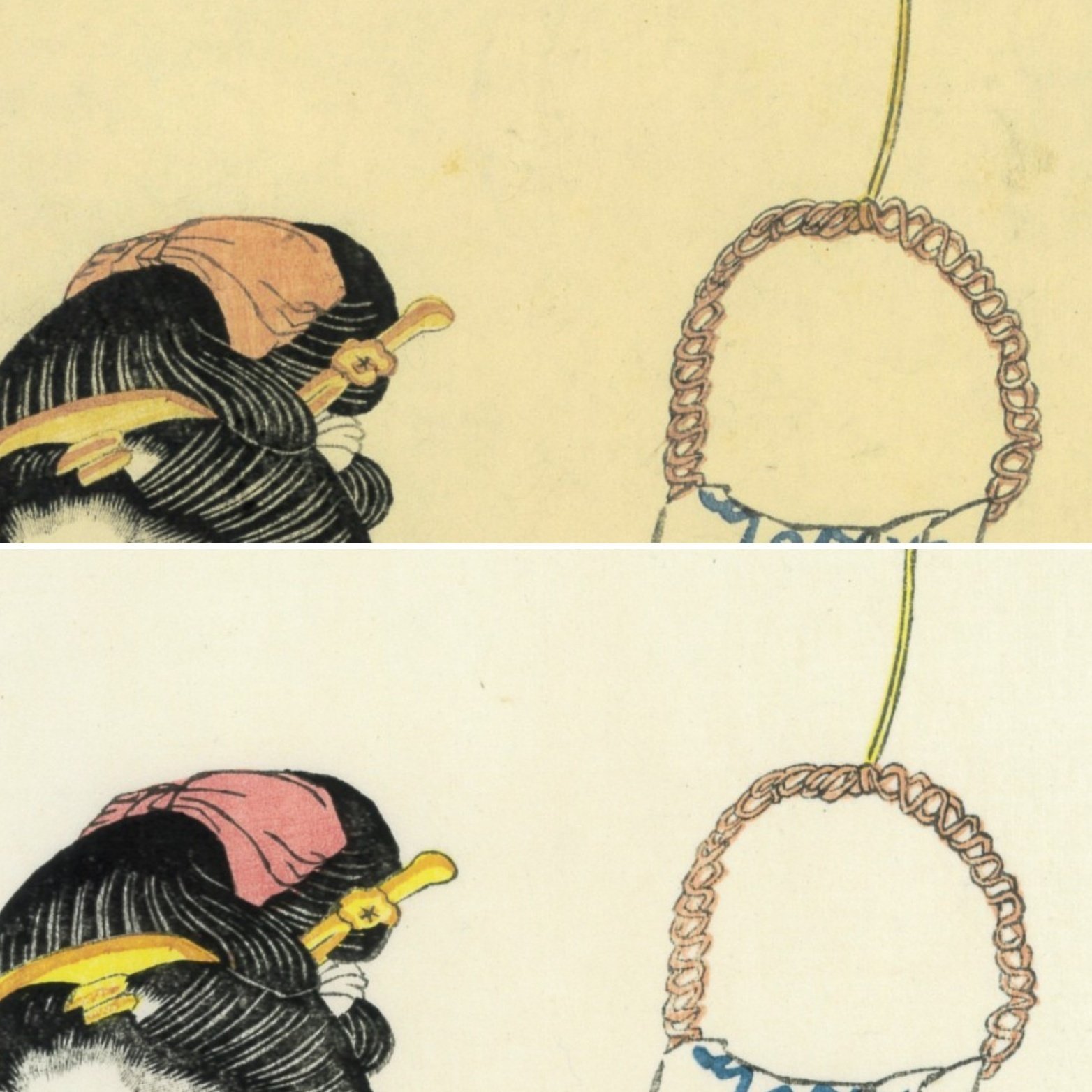 浮世絵版画の復元的復刻について②ー歌川国貞作品を例に｜下井雄也