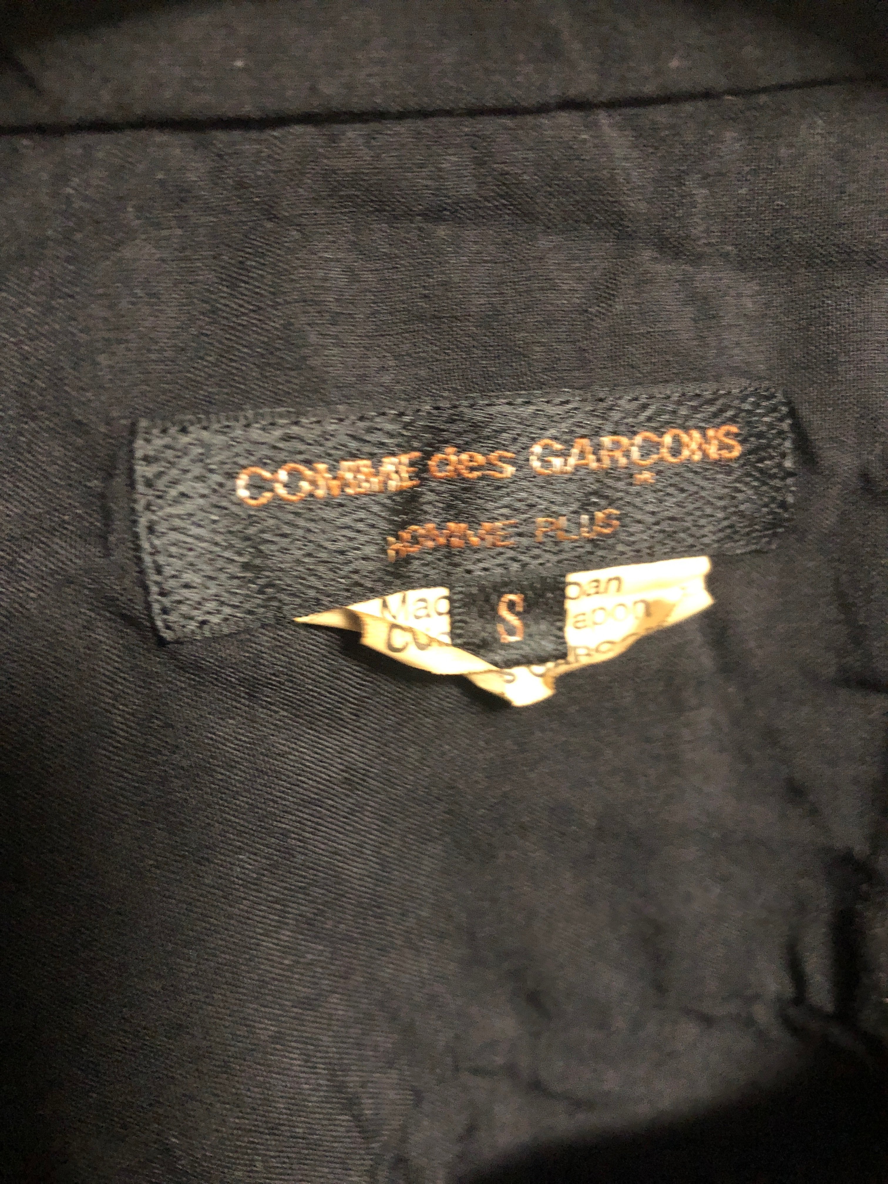 COMME des GARCONS HOMME PLUS ポリエステルシャツ｜ナン