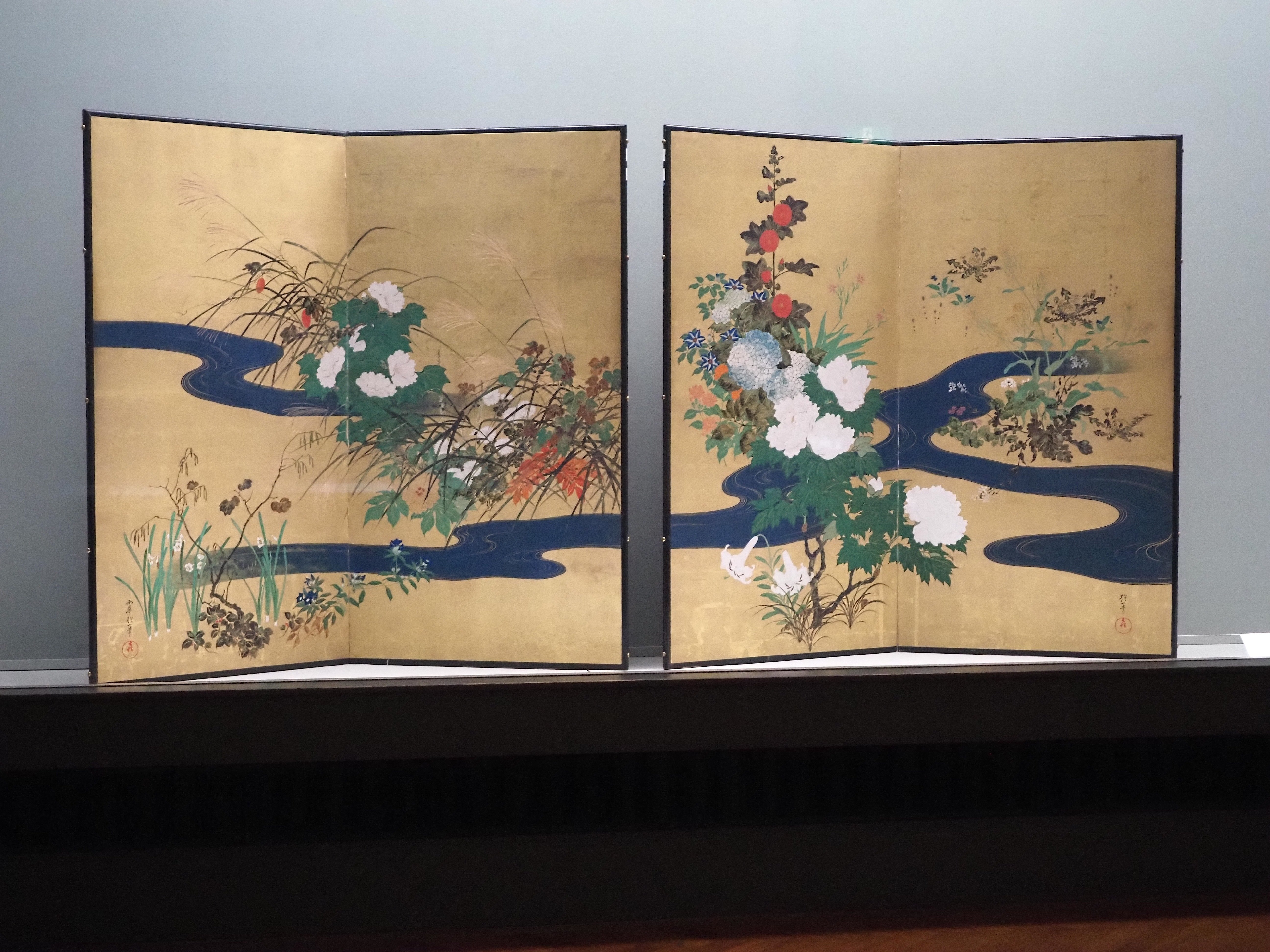 なにこの見ていて気持ちいい書画！…酒井抱一と根岸の仲間たち ＠東京