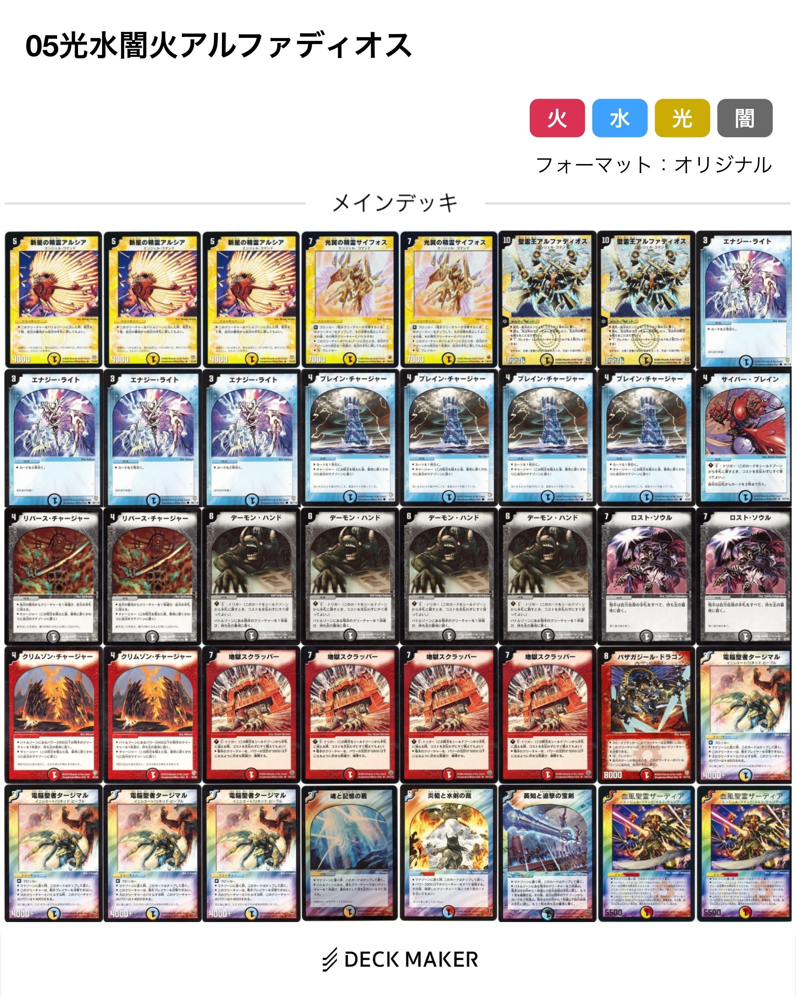 デュエマクラシック05】今日のカード13:聖霊王アルファディオス