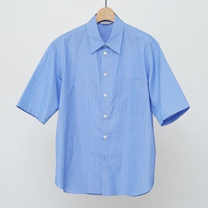 夏に映える大人のストライプシャツ。【2025 S/S】【AURALEE】SUVIN