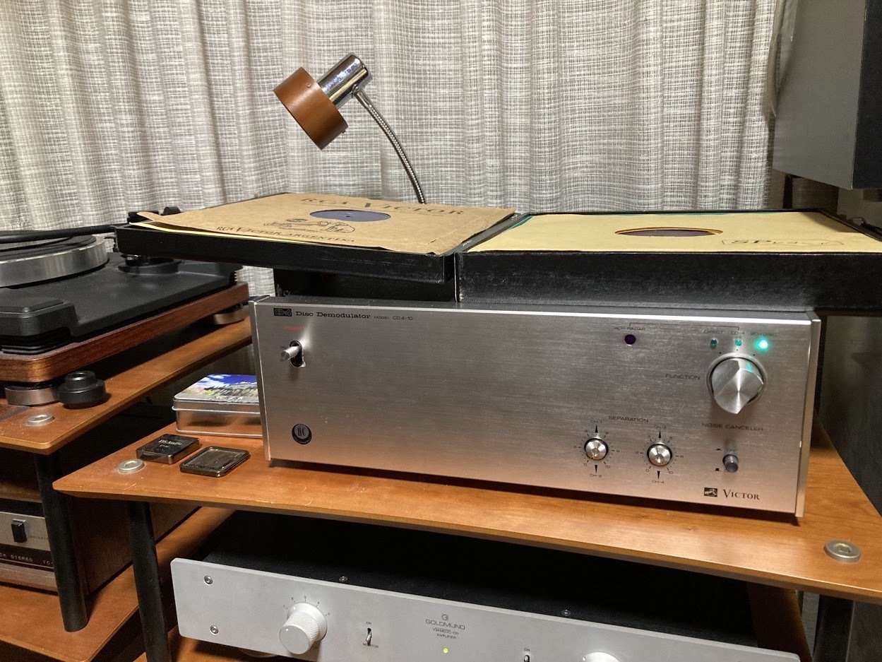 割れたSPレコードの修復、オーディオテクニカAT-MONO3/SPによるRIAA