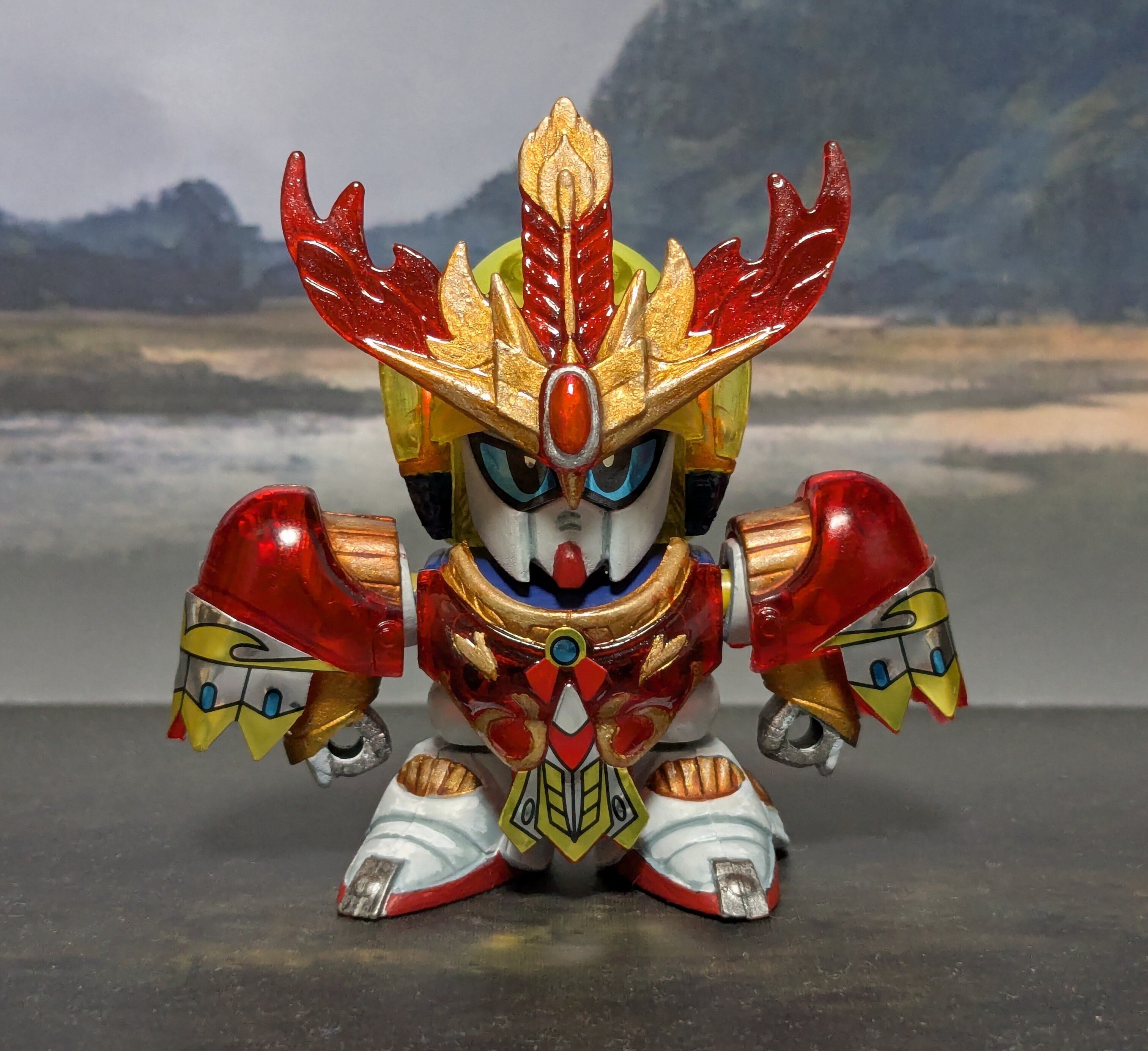 BB戦士（ ちーびー戦士 ）灼熱騎士F91 作りました。SDガンダム外伝｜原