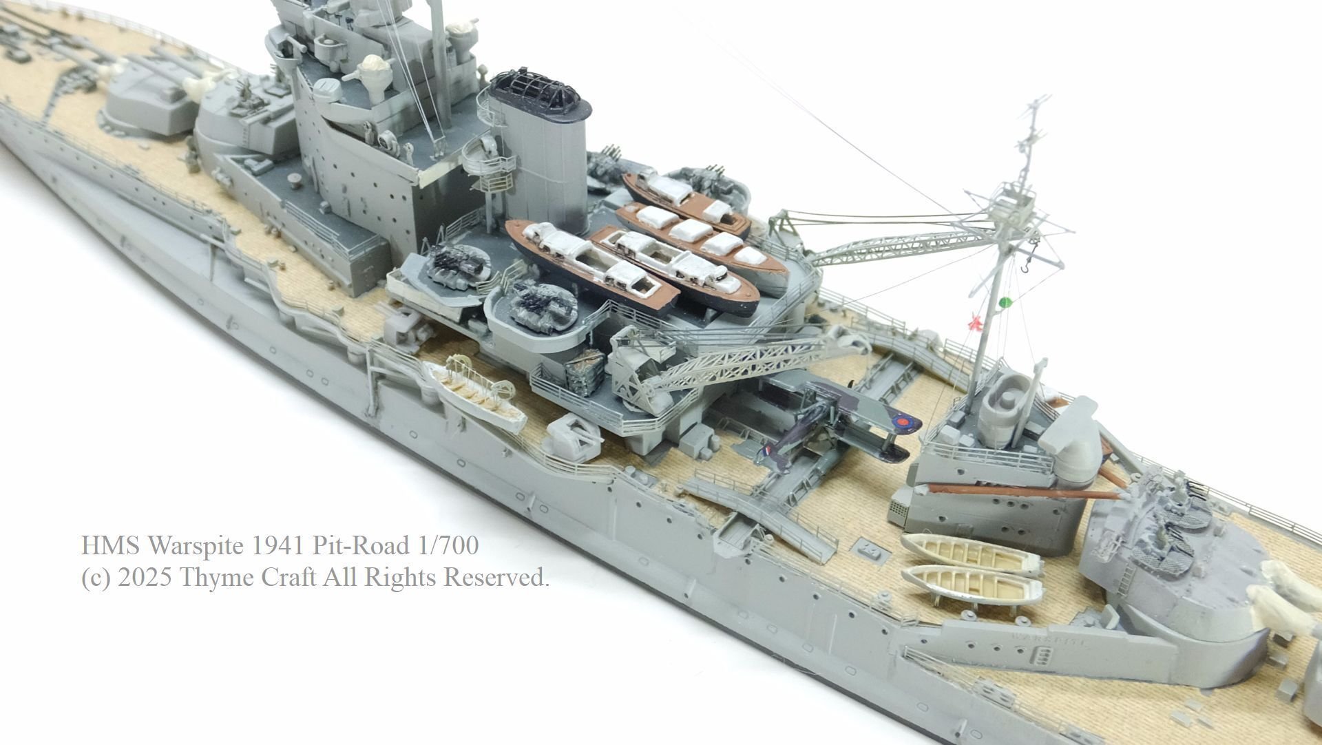 HMS Warspite 1941 英国海軍ウォースパイト 1941 (Pit-Road 1/700