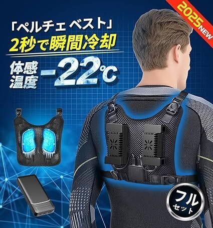 レビュー】KLIFE ペペルチェ ベスト 冷却ブレート付き バッテリー