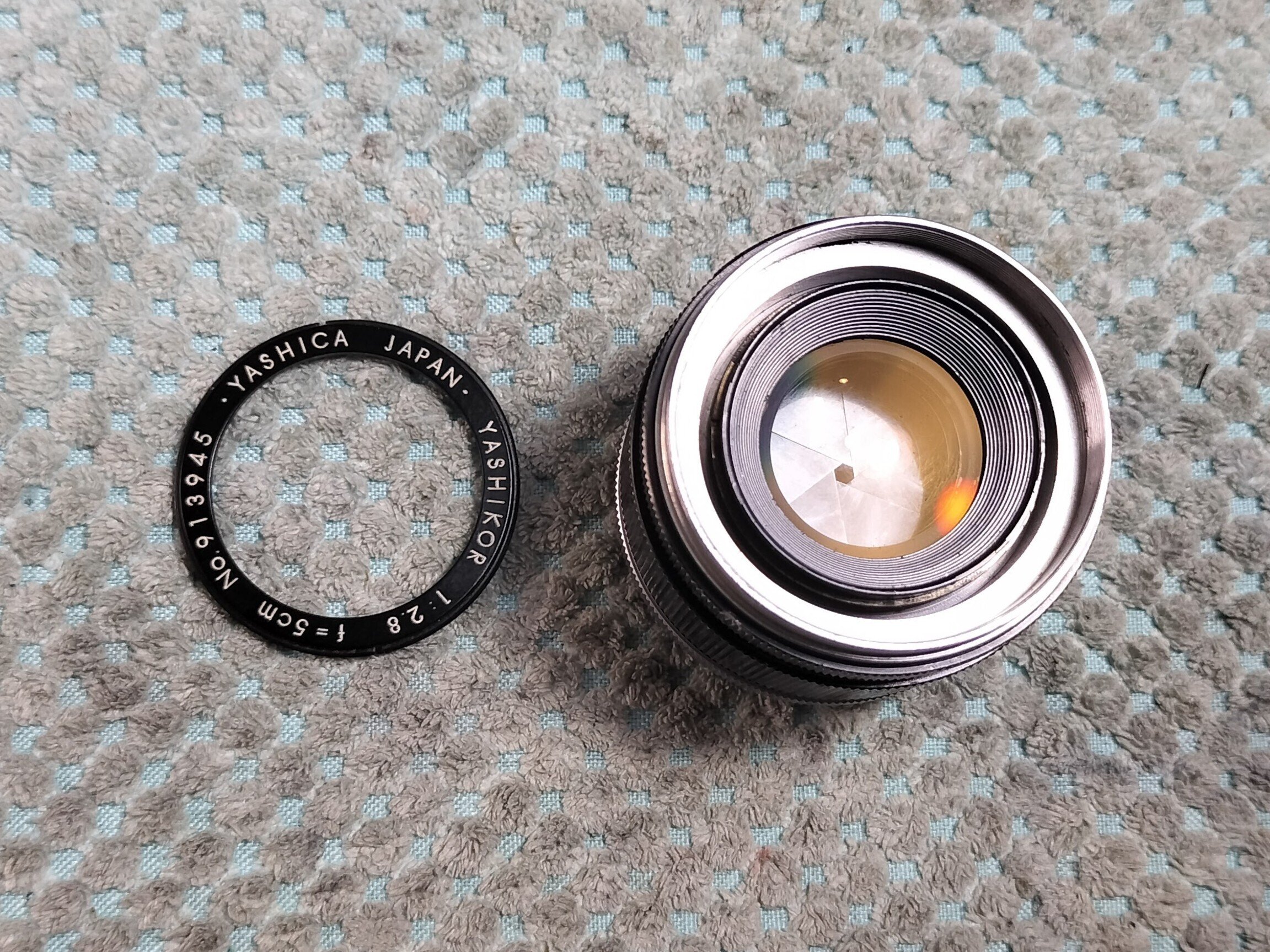 Yashica Yashikor 5cm F/2.8 L39の分解｜フィルムカメラ修理のアクアカメラ