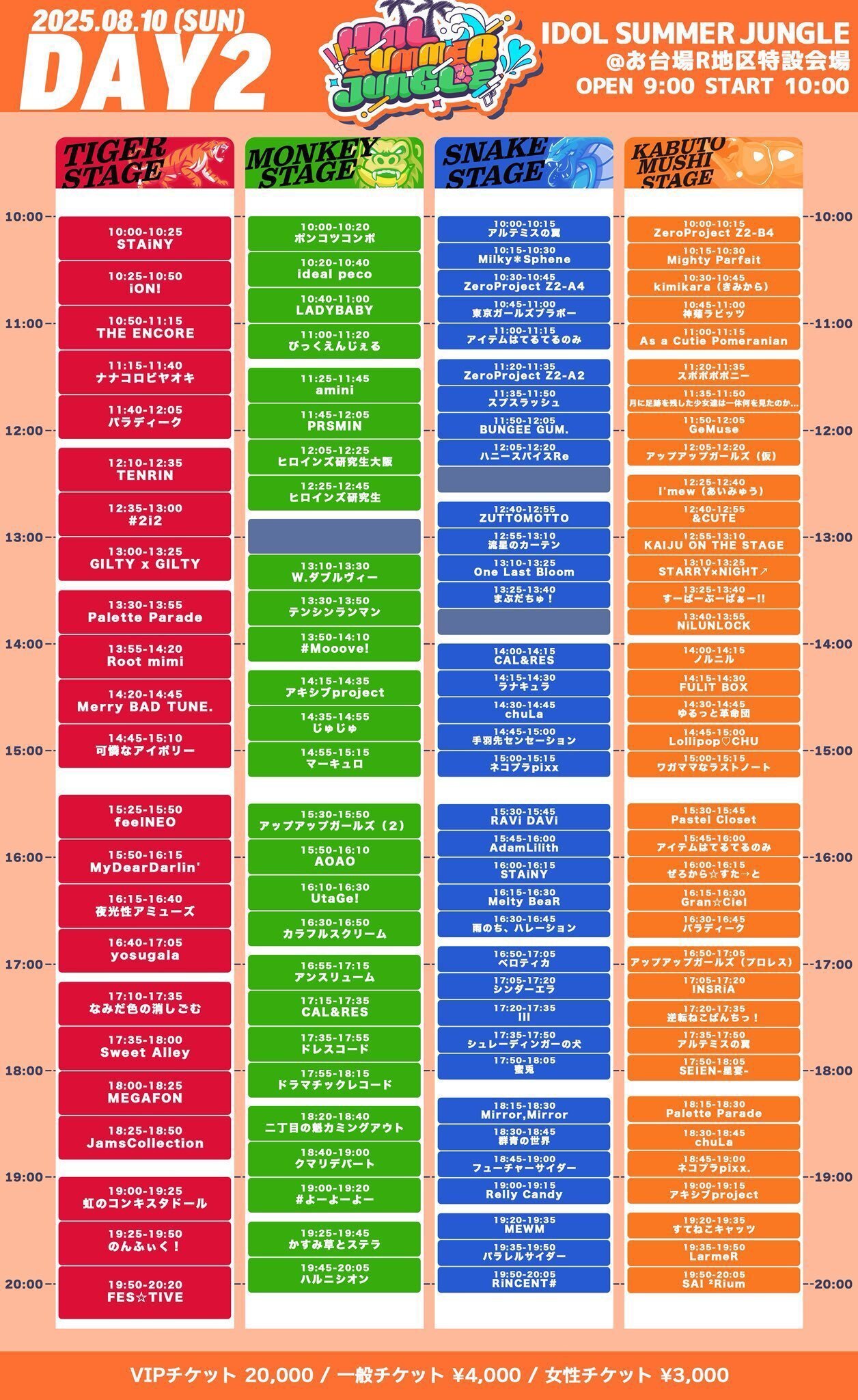 IDOL SUMMER JUNGLE 2025 ｜KAIJU ON THE STAGE