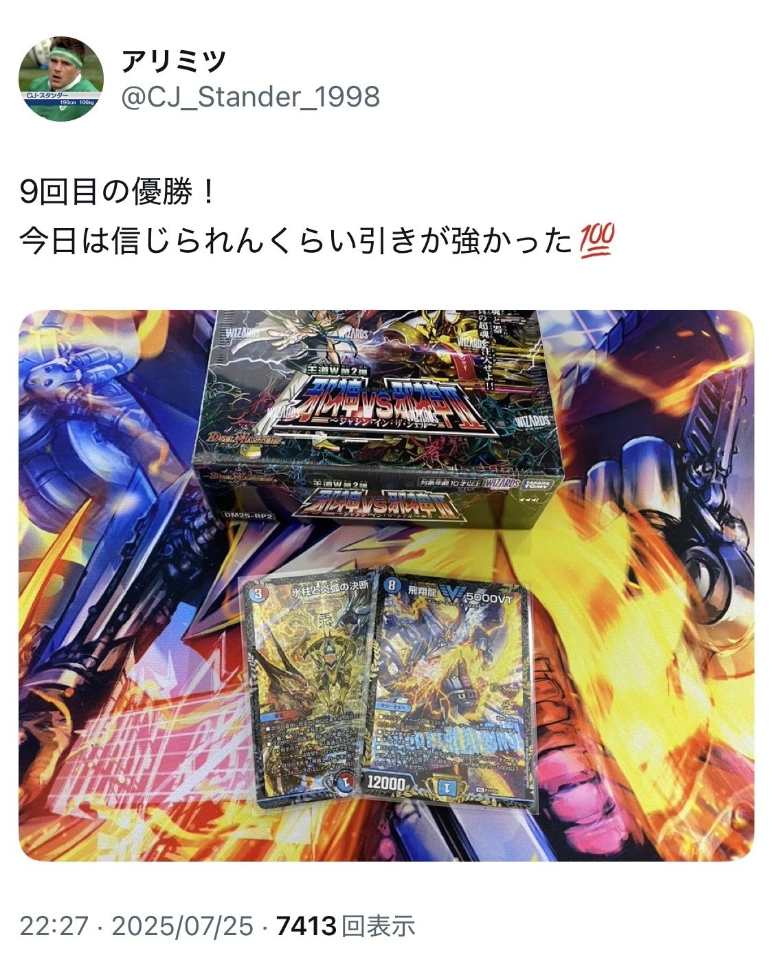 CS優勝 赤t青単サイバー 新殿堂CS優勝 赤t青単サイバー デスモナーク型