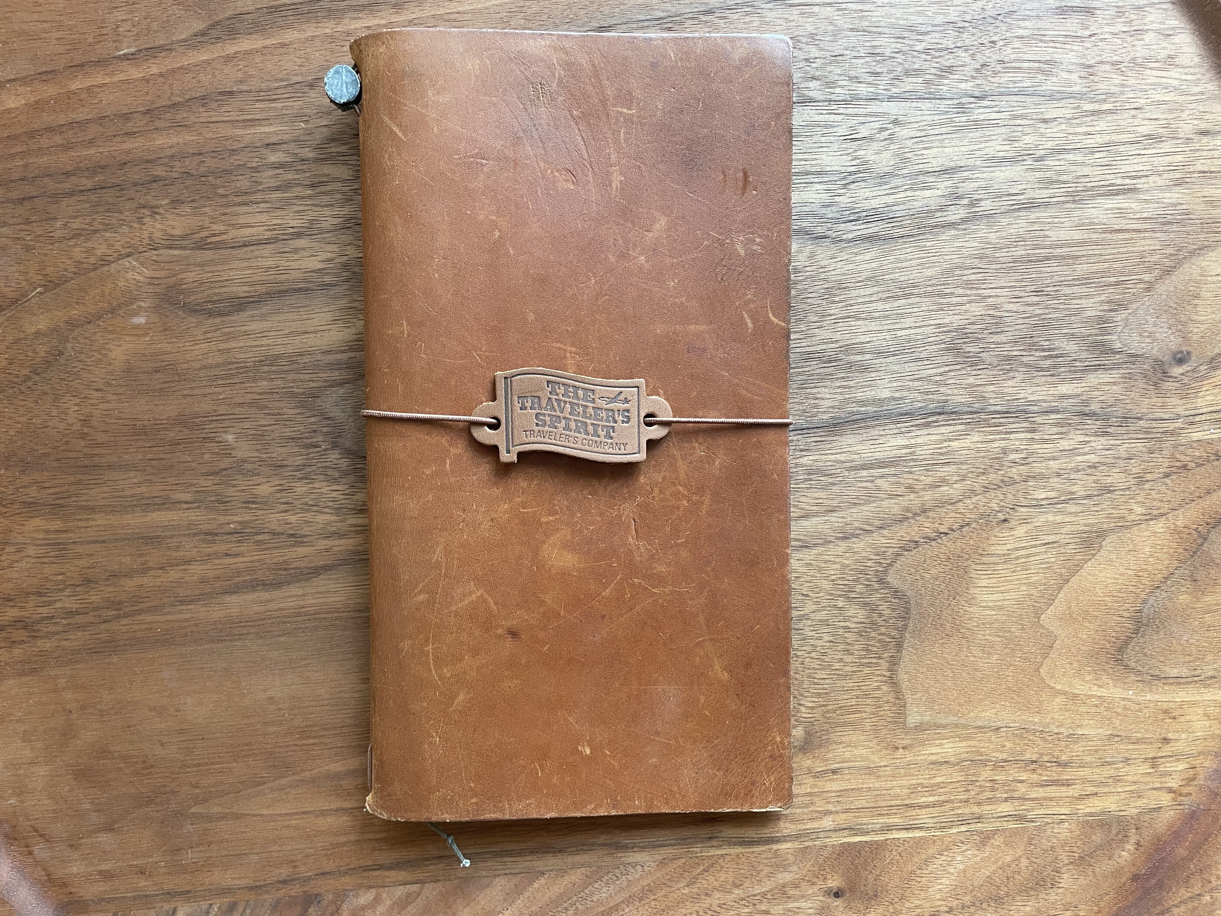 トラベラーズノート 5th 5周年 レザータグ キャメル 未開封