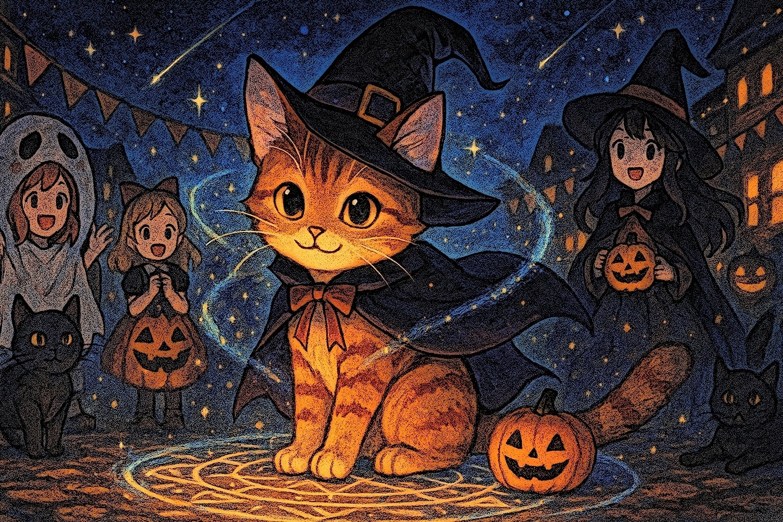 🎃 MV｜ハロウィン│オリジナル│♫Cursed Pumpkin│陰陽猫（Onmyou