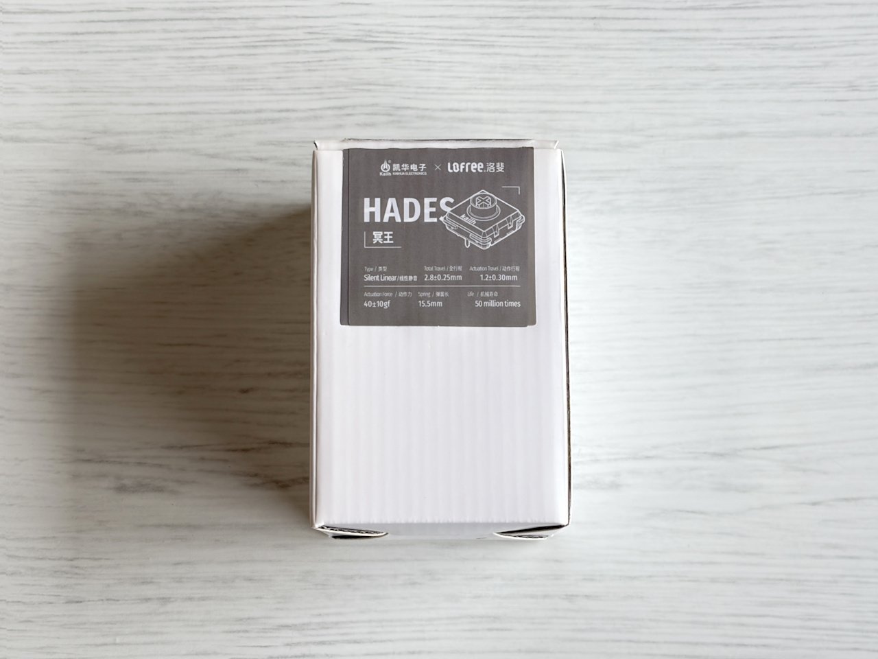 Lofree Flow Lite 84｜ホワイト×Hadesで”雪の上を歩くような雰囲気”を