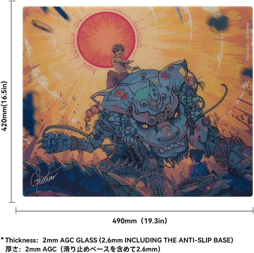 🔥TALONGAMES × 幽霊星 ガラスゲーミングマウスパッド「暁獅」発売