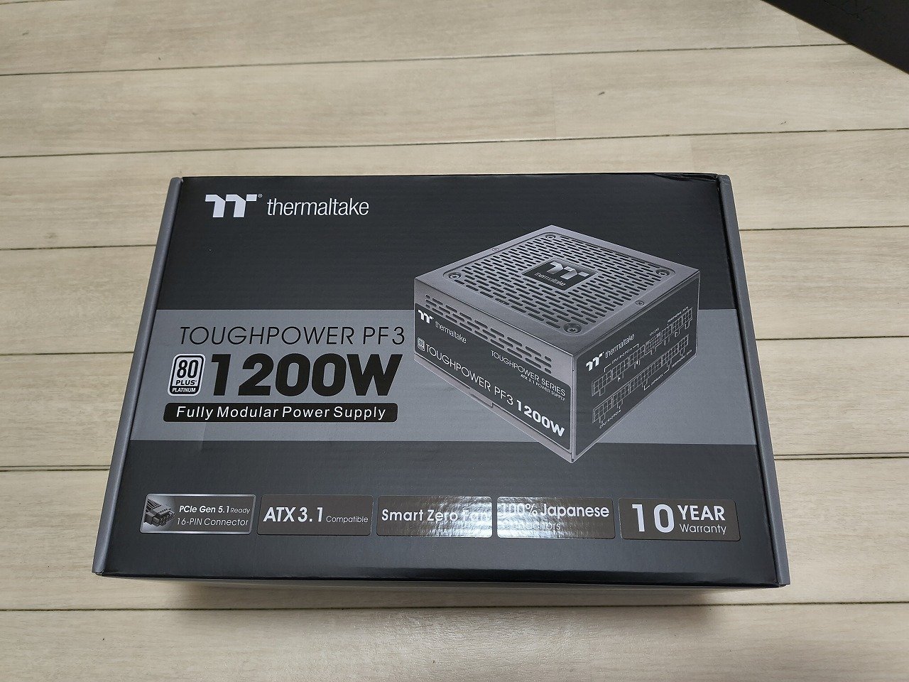 大容量1200WでコンパクトなATX電源：Thermaltake TOUGHPOWER PF3 1200W