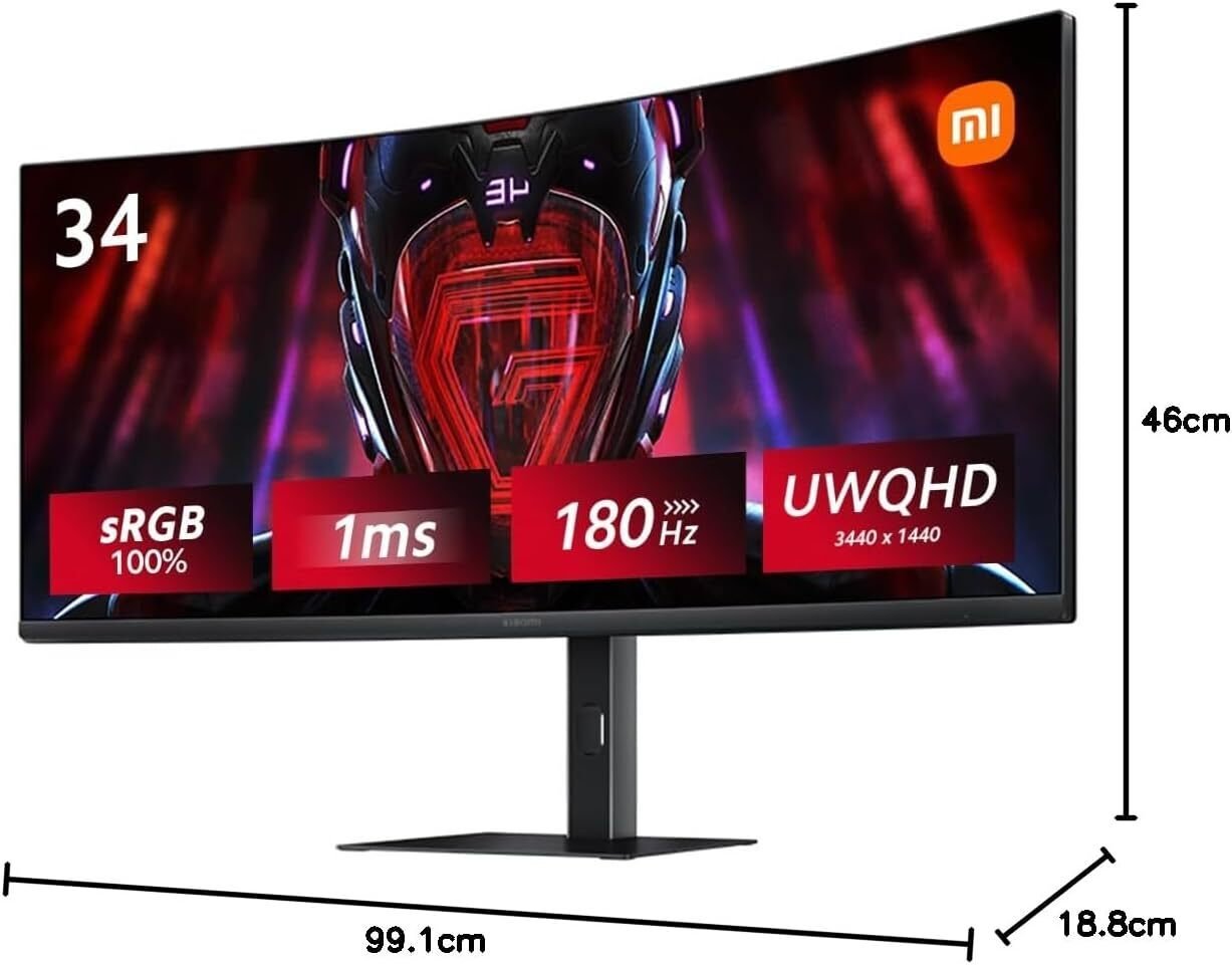 高コスパの極み！Xiaomi 34インチ UWQHD湾曲モニター G34WQi レビュー