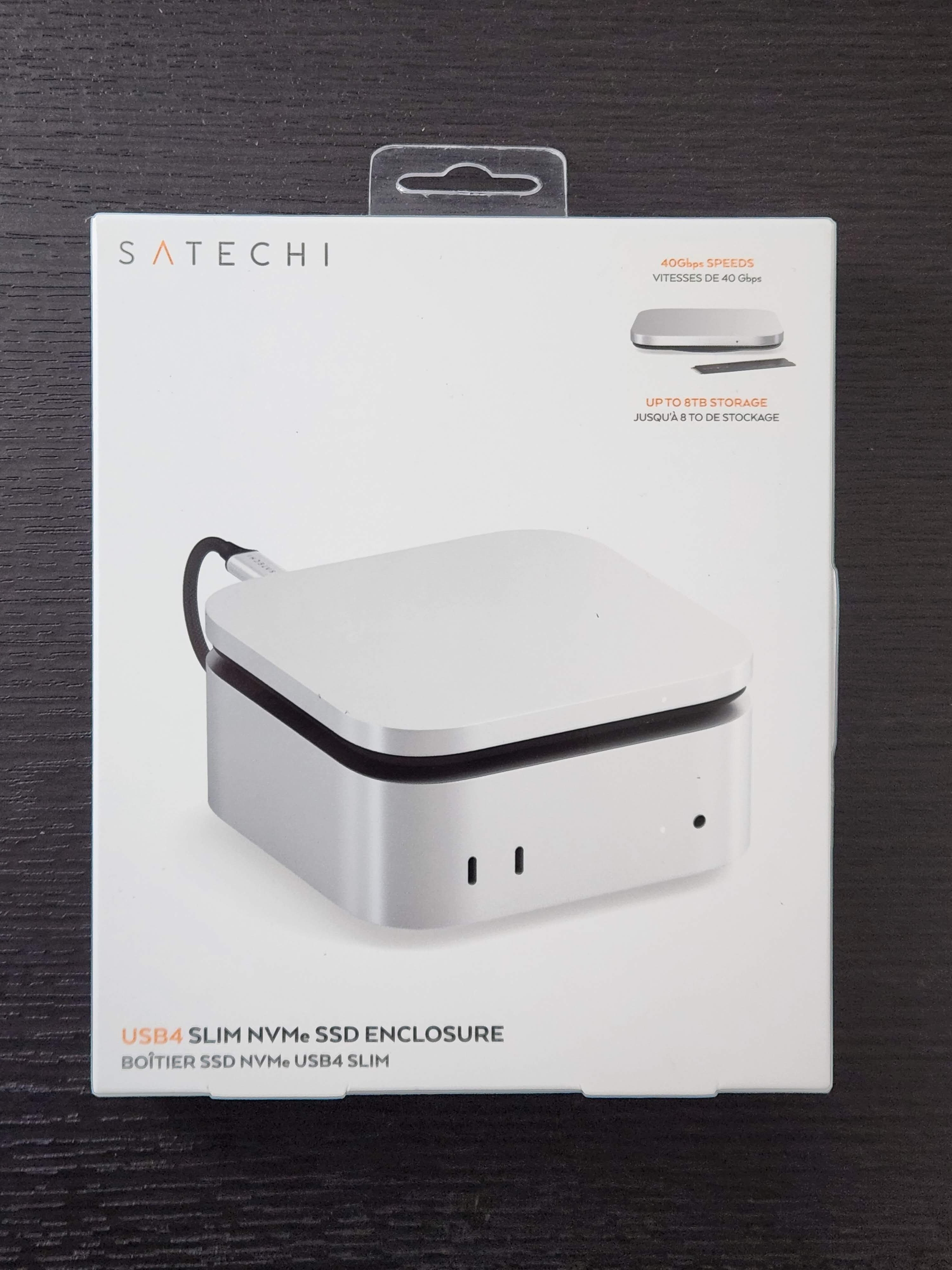 外付けハードディスク・ドライブ Satechi USB4 SLIM NVMe SSD