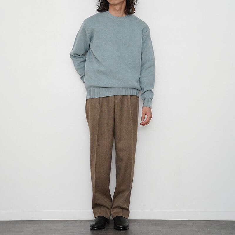 今季はカラーのニットが着たい！個人オーダーしました。【AURALEE