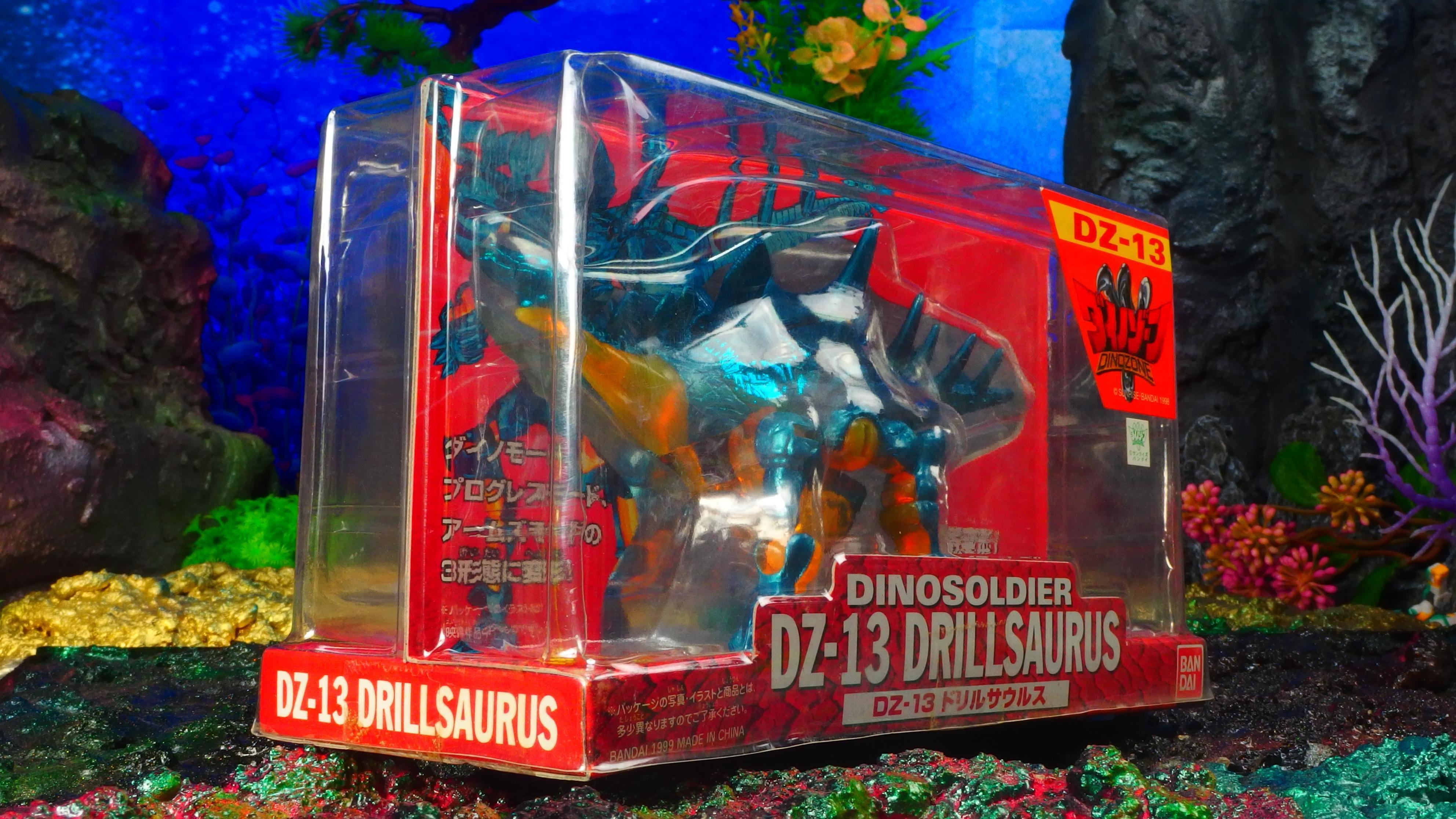 変形ロボ][日本玩具]ジオラマ玩具レビュー363 ドリルザウルス DZ-13