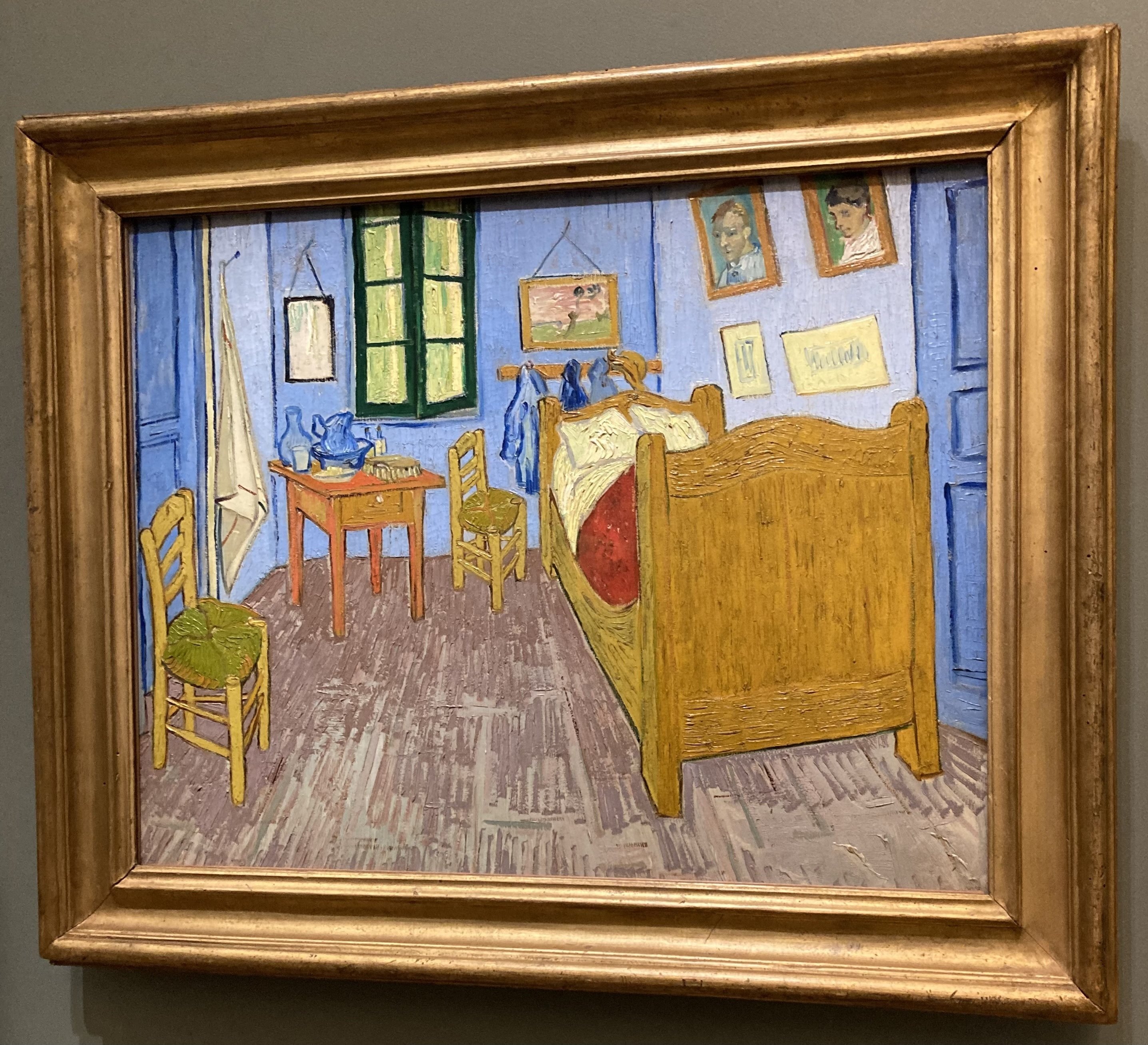 子供のためのオルセー美術館(129)緑の雨戸からもれる光/ゴッホ・夏休み