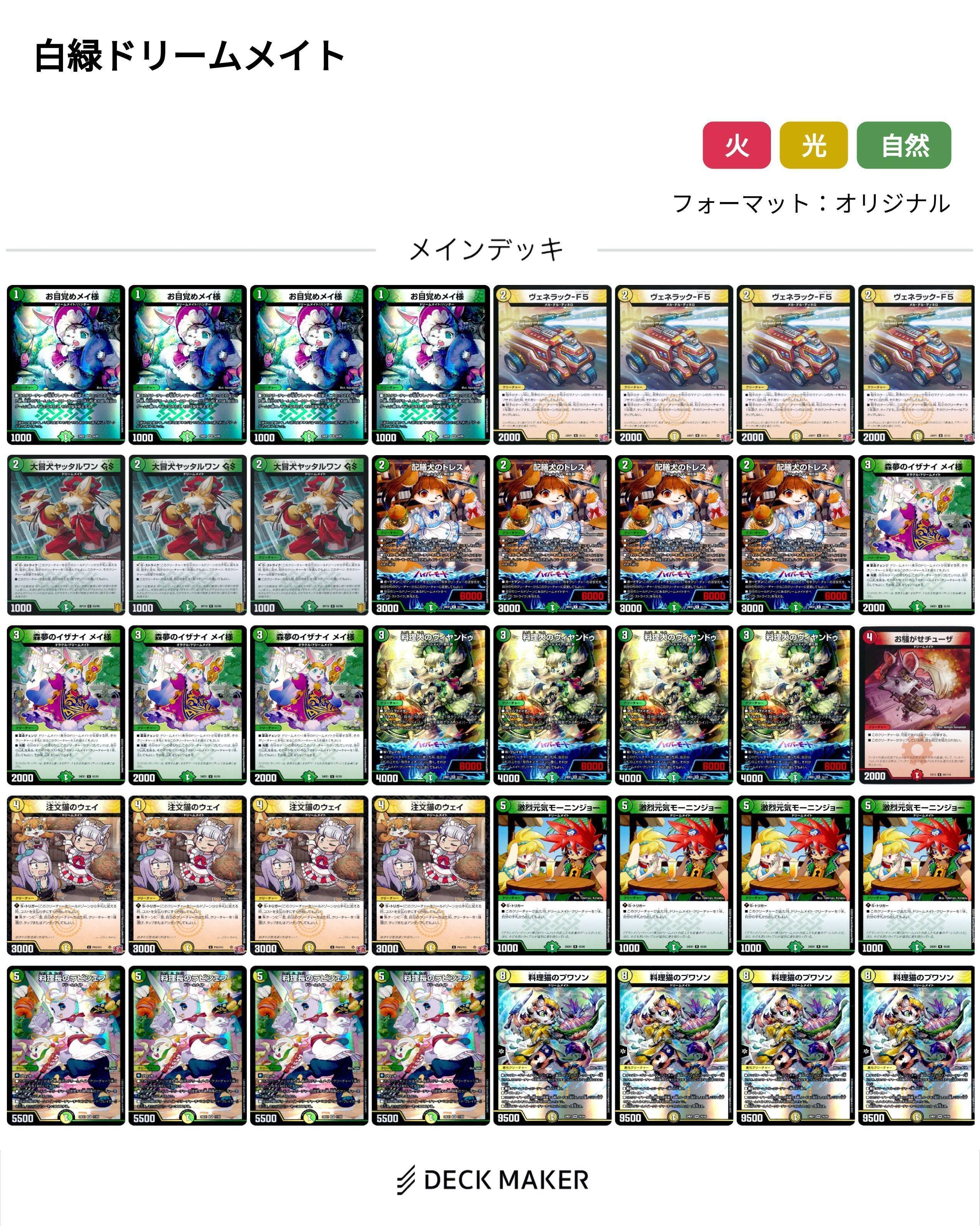 白緑ドリームメイト研究結果｜fanction