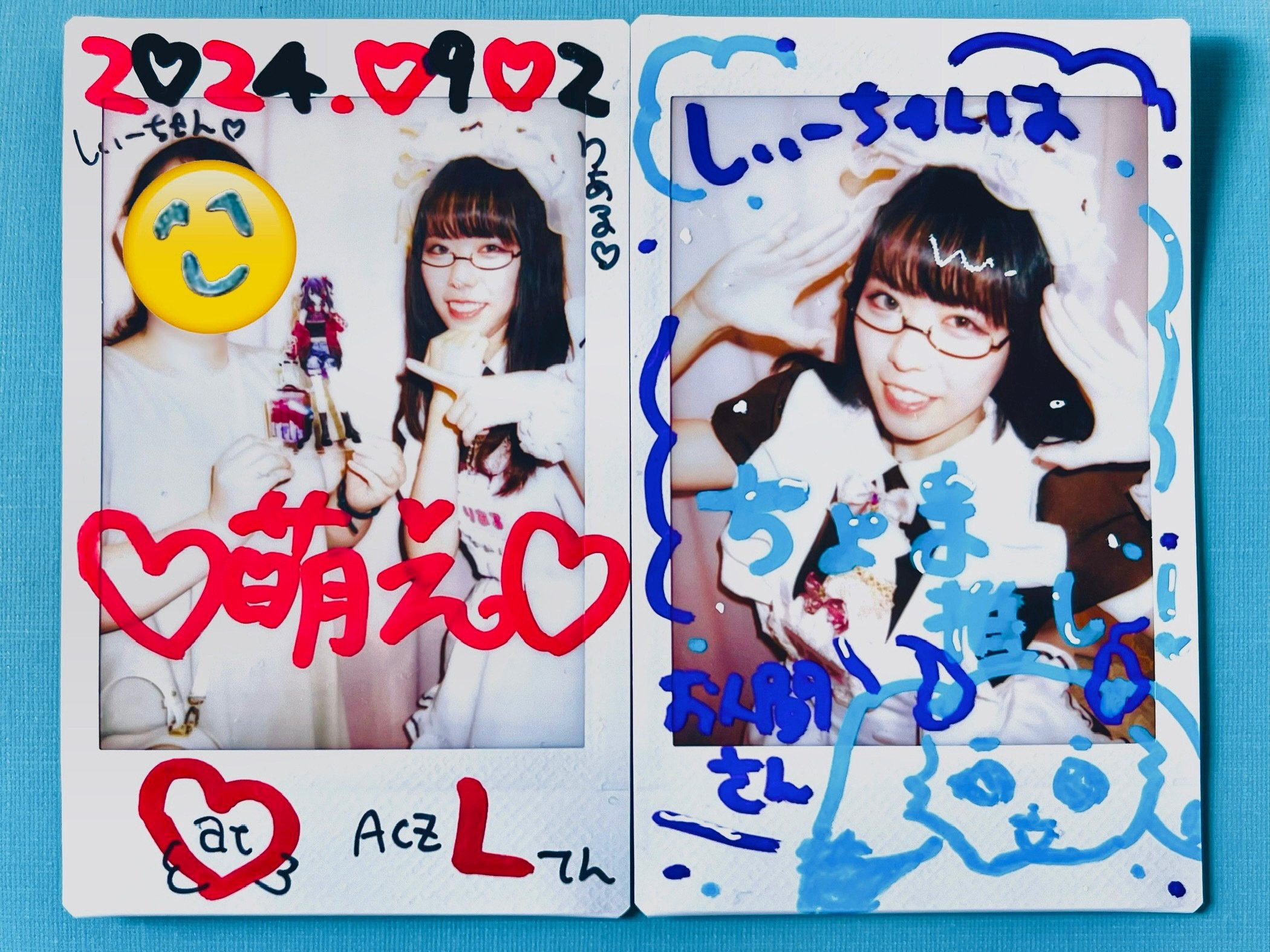 萌えの二文字をこのチェキで【あっとほぉーむカフェに通う記録】｜四季