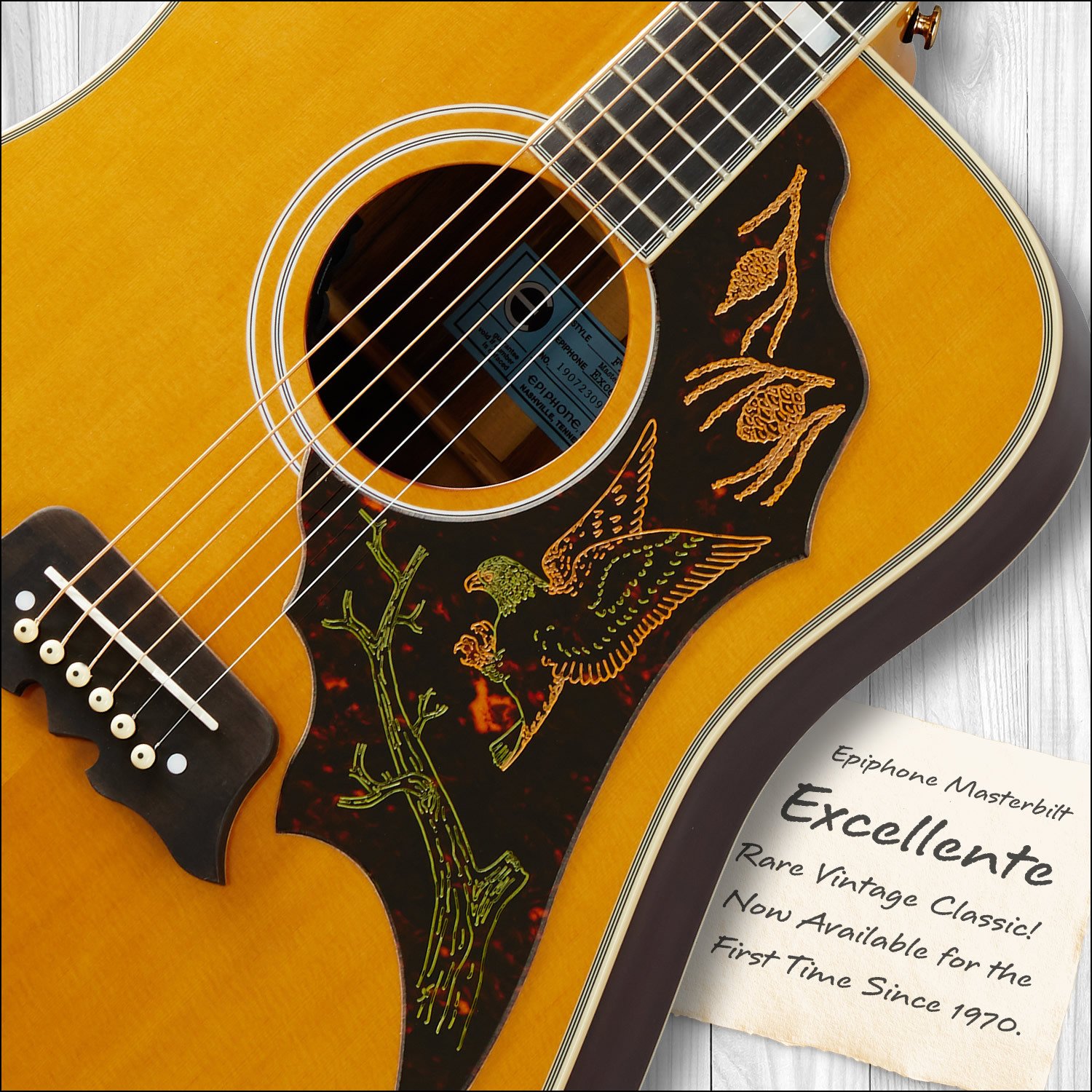幻の逸品「エクセレンテ」が、エピフォン・マスタービルト