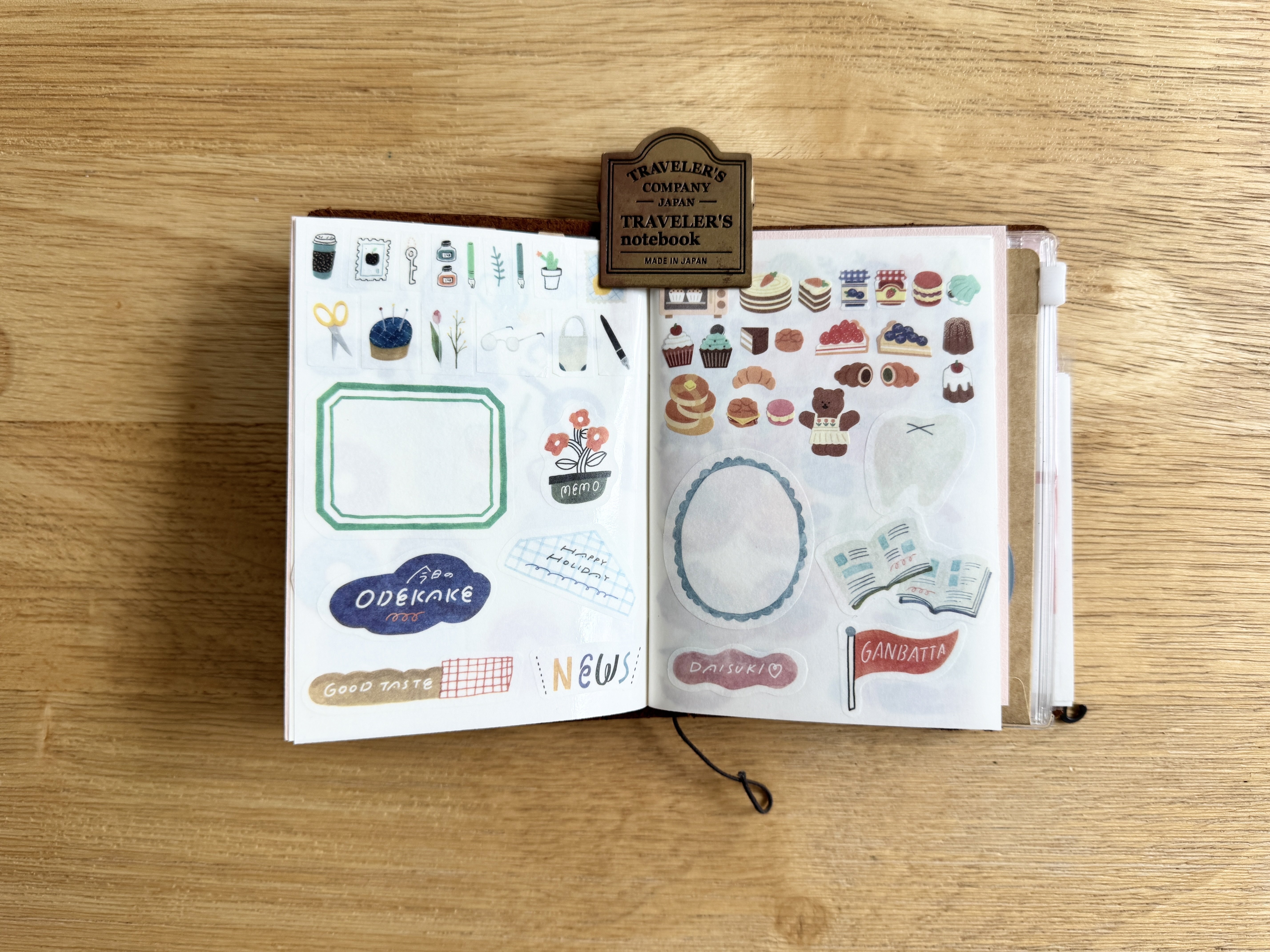 トラベラーズノートの新しい使い方～TNPをシール帳にしてみました