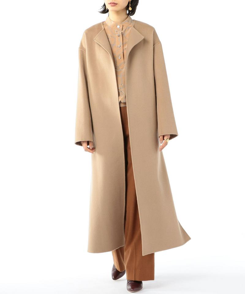 ESTNATION(エストネーション)の「ストール付きダブルフェイスロング