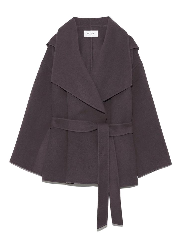 FRAY I.D(フレイ アイディー)の「2wayフードショートリバーコート