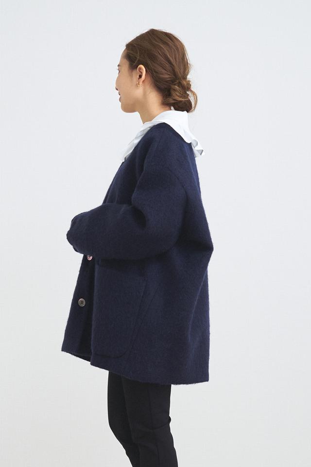 yori(ヨリ)の「ウールモヘアシャギージャケット【2021AW】9月中旬発売