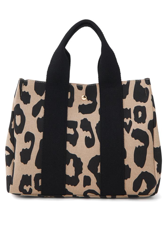 GRL(グレイル)の「レオパード柄キャンバストートバッグ」 - PARTE