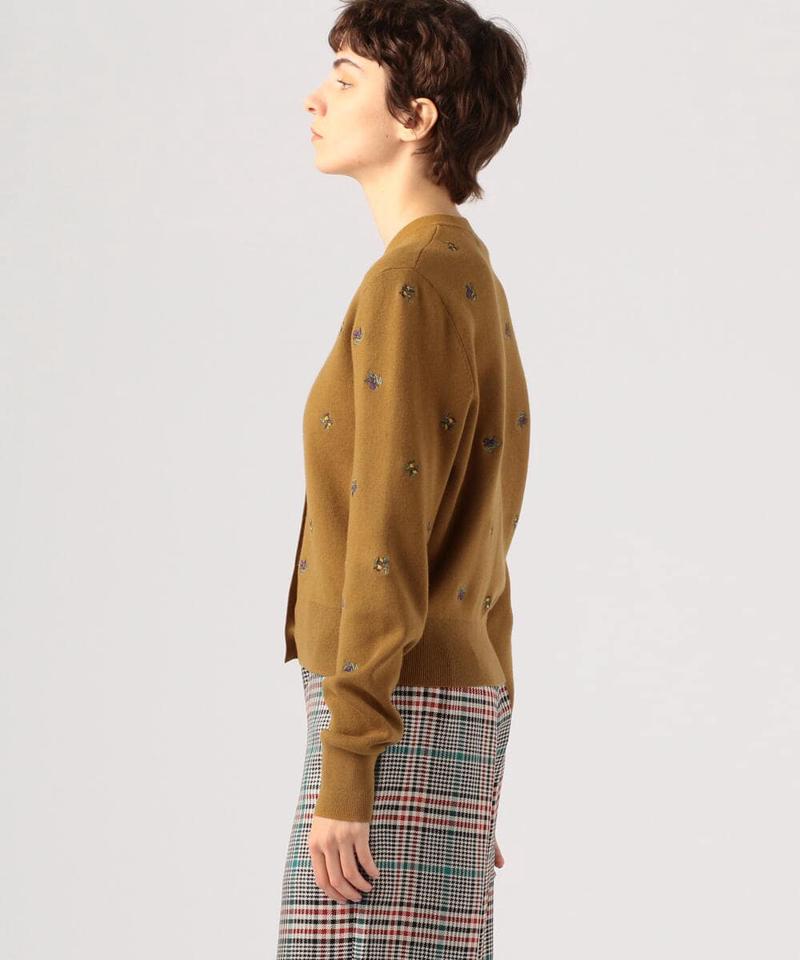 CABaN(キャバン)の「CABaN コットンカシミヤ エンブロイダリークルー