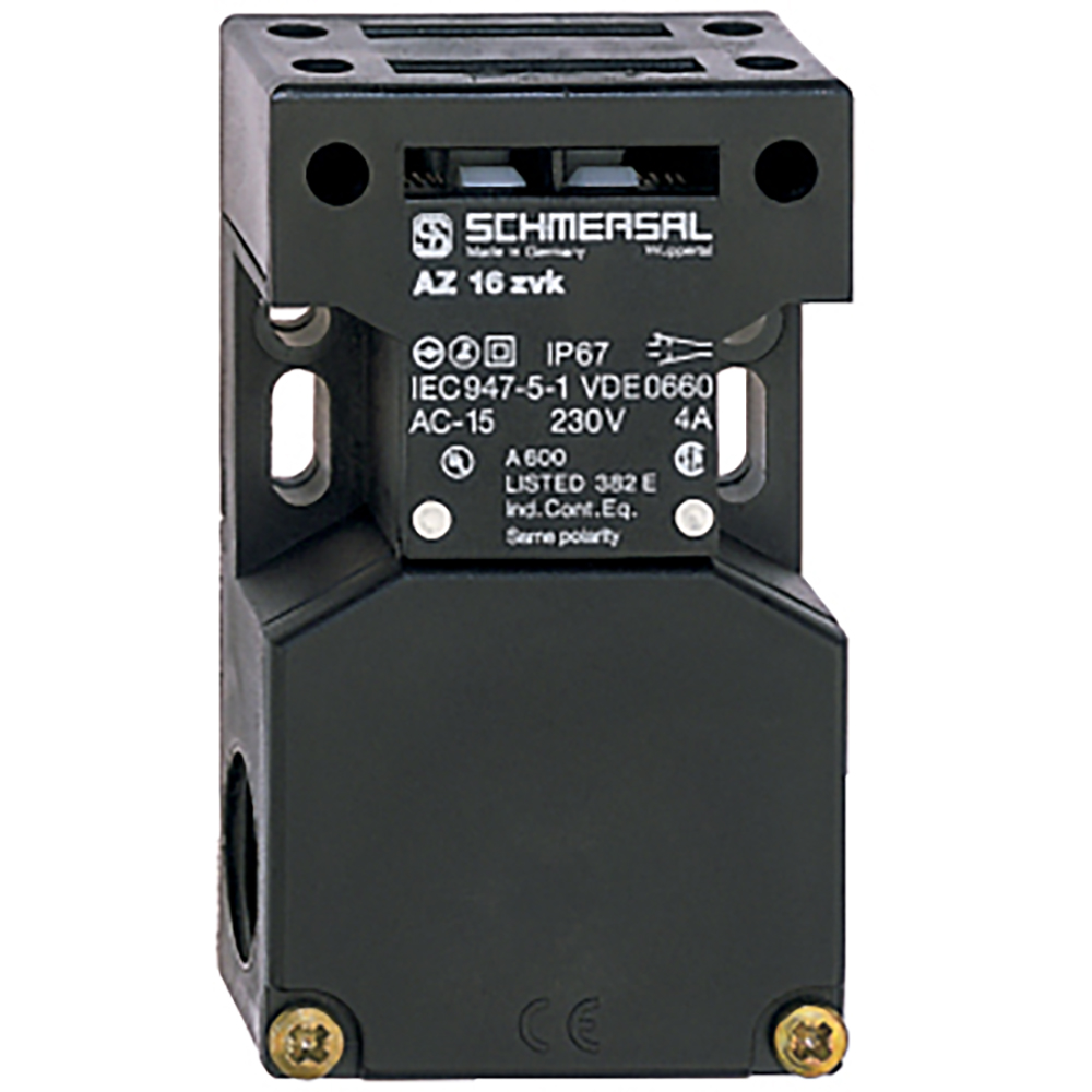 Schmersal AZ16-03ZVRK-M16 Interlock, Keyed, 3)NC Contacts, 30 N