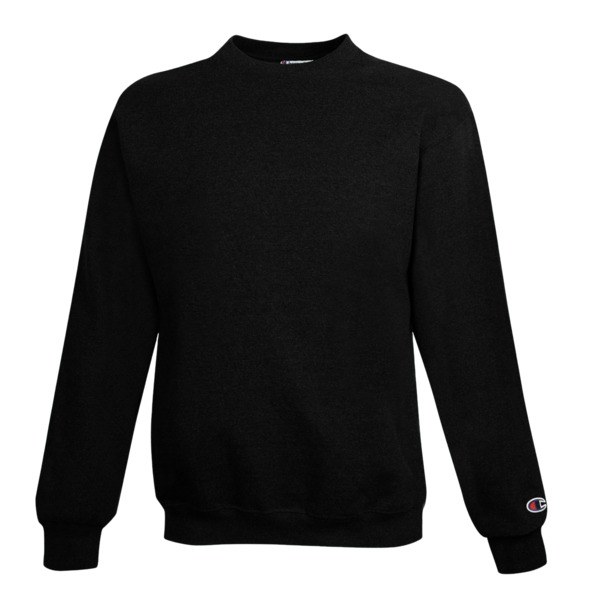 Champion S600 - Eco Crewneck Sweatshirt - Black | Wordans USA