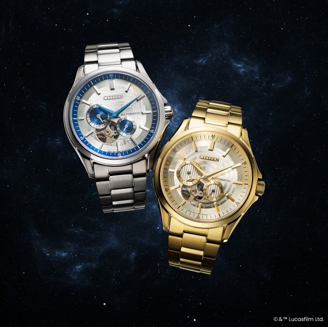 シチズンコレクション』にスター‧ウォーズの「R2-D2」と「C-3PO」を