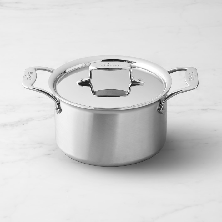 All-Clad d5 Brushed Stainless-Steel 4-Qt. Soup Pot | Williams Sonoma