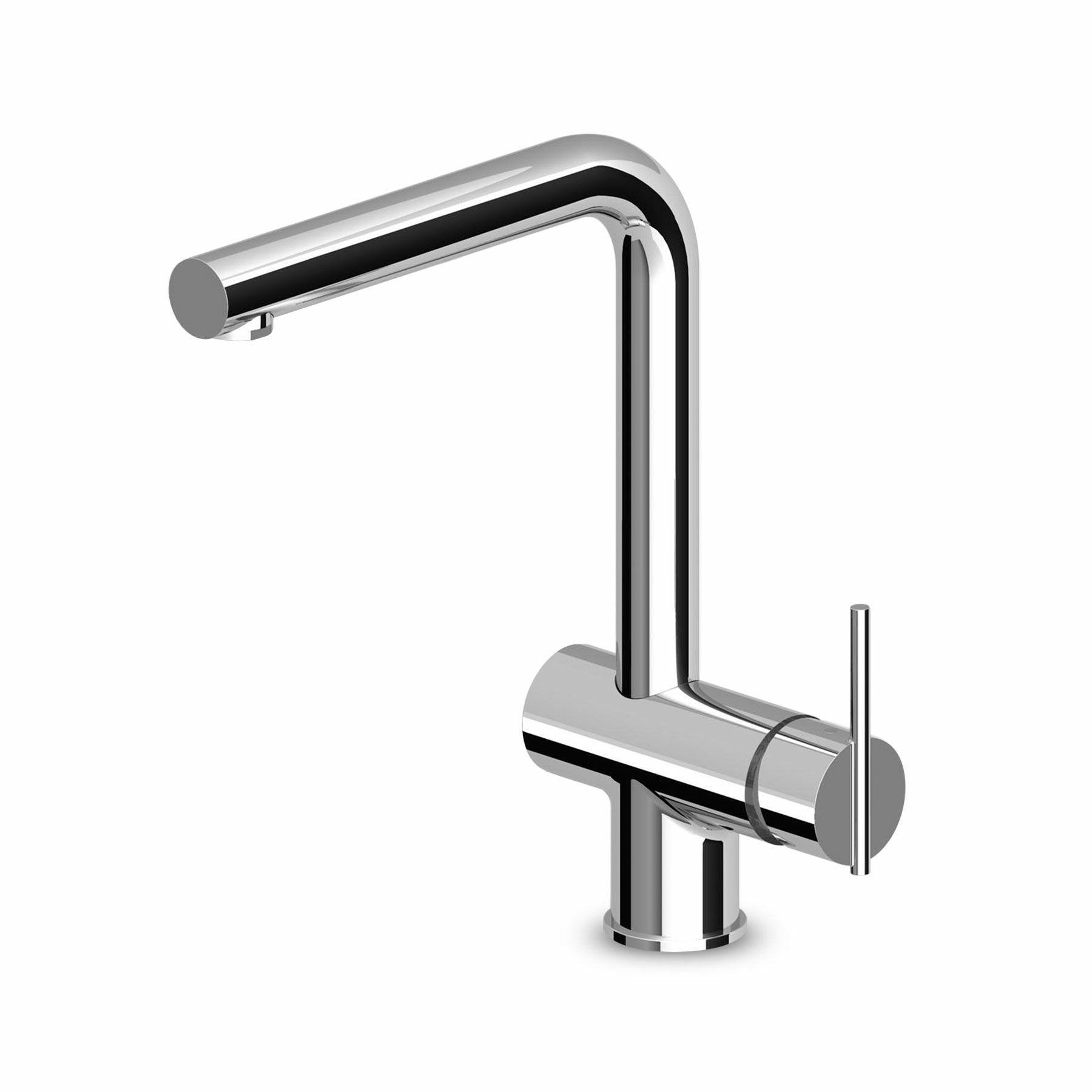 Zucchetti - ZXS single lever sink mixer with swivel spout.