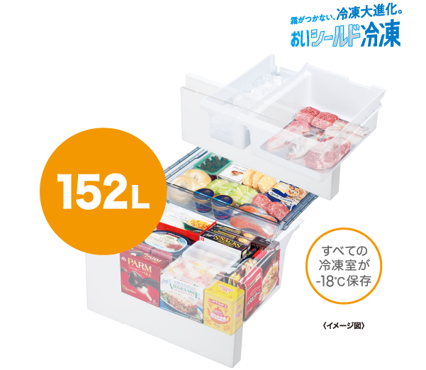 AQR-VZ46N | 容積458L | Delie series（デリエシリーズ） | 冷蔵庫