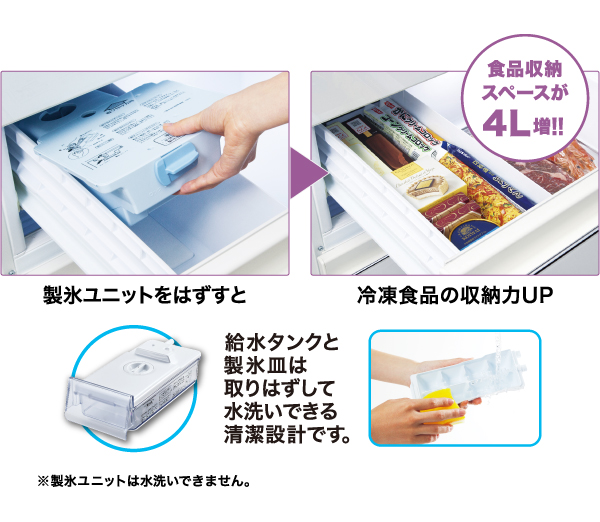 AQR-VZ43P | 容積：430L | Delie series（デリエシリーズ） | 冷蔵庫