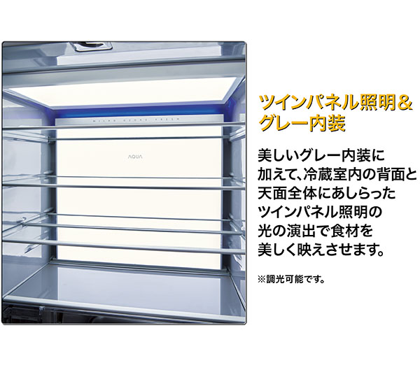 AQR-TXA50N | 容積501L | TX series（TXシリーズ） | 冷蔵庫 | アクア