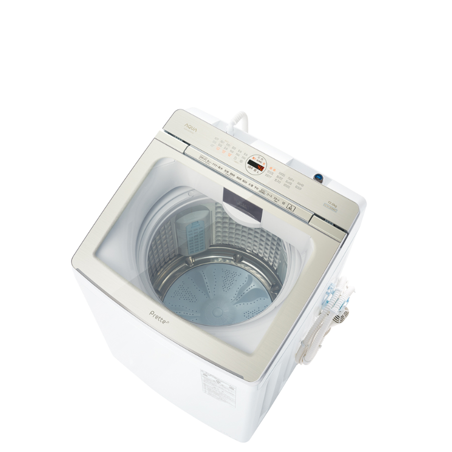 AQW-VX12P | 容量：洗濯・脱水 12kg / 水量約132L | Prette plus