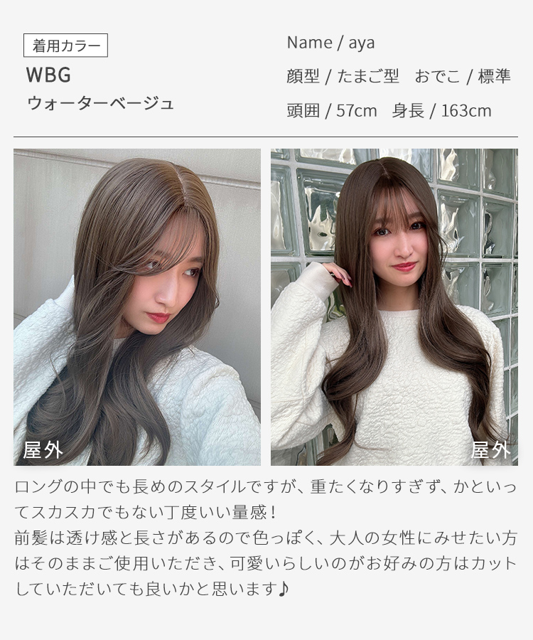 ウィッグ ロング/千年に一度の美ロング [wg360]