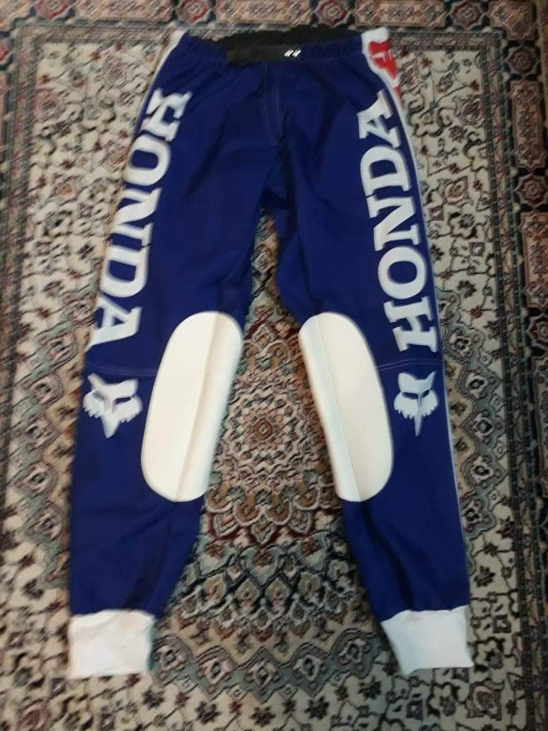 Rick Johnson Vintage Fox Honda Motocross Pants Blue – Apace Racing