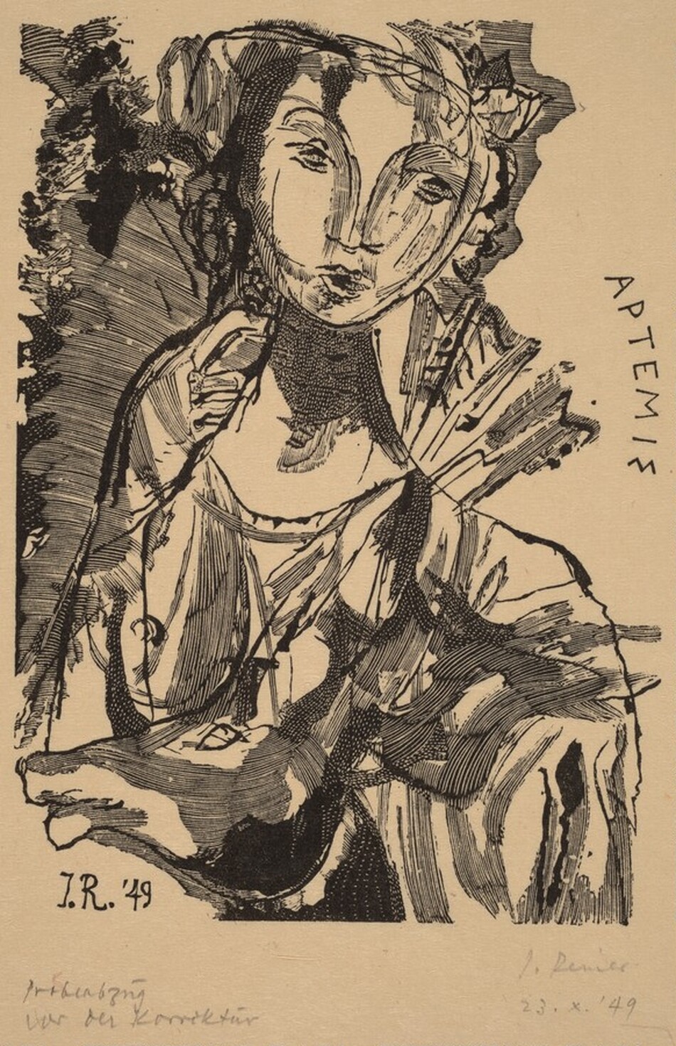 Illustration to Voltaire, 