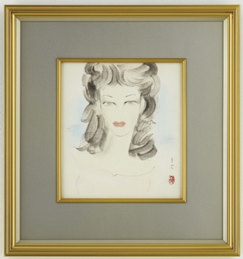 東郷青児『 婦人像（水彩）12【お問い合わせください】』 | その他肉筆