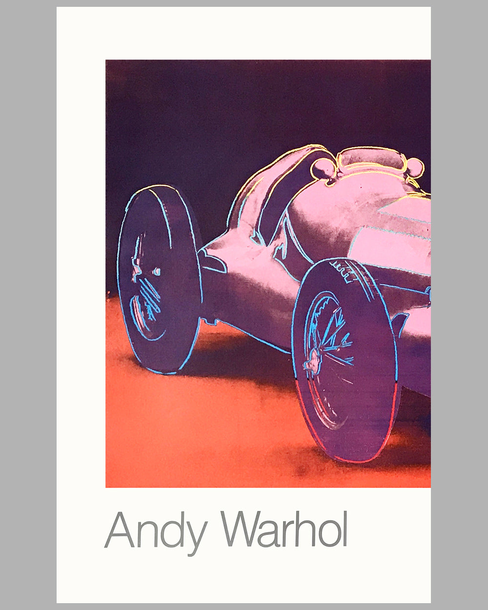 Cars by Andy Warhol - Mercedes Benz W125 GP Poster - l'art et l