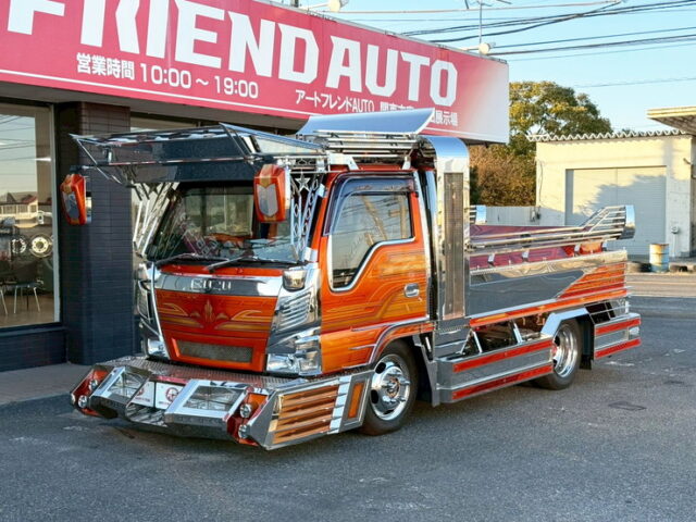 71】H7 三菱ふそう キャンター 平ボディ デコトラ｜中古トラック・大型