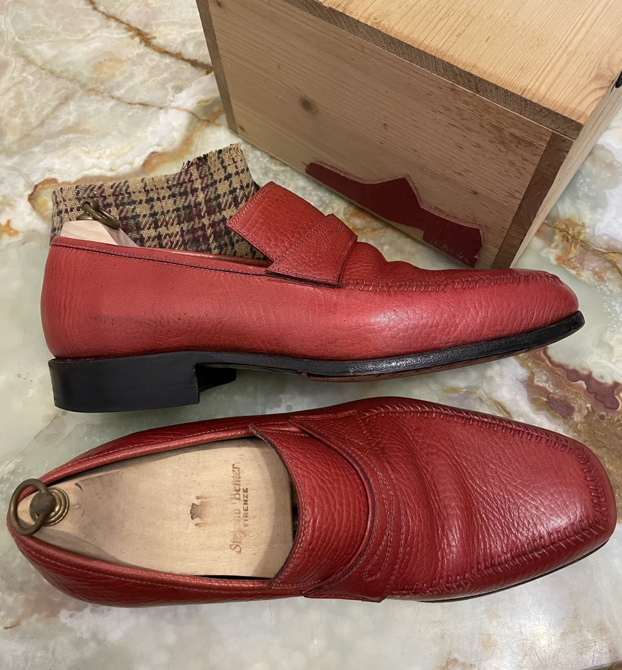 ステファノベーメル STEFANO BEMER】お洒落な名作スリッポン靴