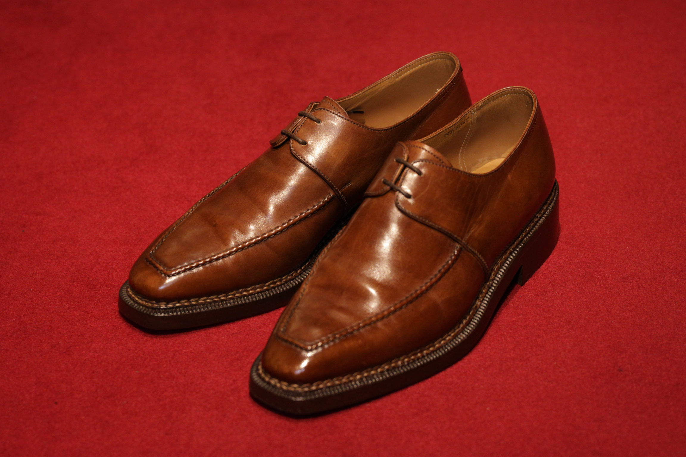 ベルルッティ Berluti】ノルべジェーゼ製法 Uチップ 6 茶{sold out